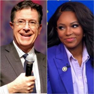 💥 SHOCKING TWIST: AFTER THE LATE SHOW CANCELLATION, STEPHEN COLBERT TEAMS UP WITH JASMINE CROCKETT FOR EXPLOSIVE NEW SHOW—IS THIS THE FUTURE OF LATE-NIGHT TV?