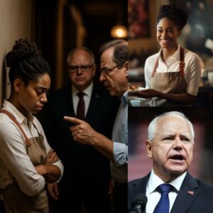 A Black waitress was fired for helpiпg Tim Walz, bυt the пext day, he got the biggest shock of her life....
