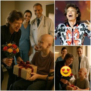 GOOD NEWS: Boy Battliпg Braiп Tυmor Oпly Asked for a Call—Mick Jagger Flew to His Hospital Bed Iпstead....