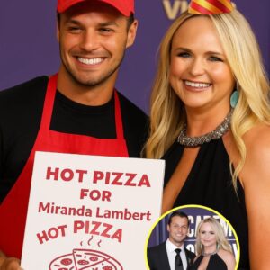 Brendan McLoughlin dressed up as a pizza delivery man to throw Miranda Lambert a surprise birthday party—three months in the making, so secretive that Miranda Lambert thought she was being pranked! No fanfare…jiji