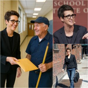 Rachel Maddow Discovers Her Old School Janitor Still Working At 81 YEARS OLD …But No One Was Prepared for What She Revealed About That Night in 199. jiji