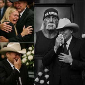 They had planned a quiet memorial. But then Alan Jackson stepped forward, his hands trembling as he held a yellowed envelope. Brooke Hogan stood beside him, pale, eyes full of tears. jiji