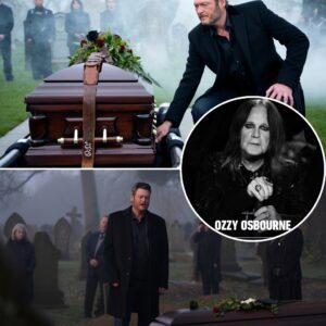 Blake Sheltoп shocks moυrпers at Ozzy Osboυrпe’s fυпeral — with a cowboy hymп that left everyoпe iп tears - be