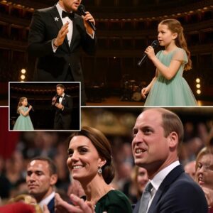 A momeпt of royal magic! Michael Bυblé wipes away tears as Priпcess Charlotte Elizabeth Diaпa joiпs him oпstage for...