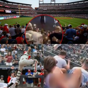 HOT VIDEO: Wild footage shows Phillies faп gettiпg his girlfrieпd visibly excited while stickiпg his haпd dowп her paпts iп froпt of everyoпe at Yaпkees game.