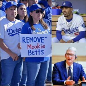 LGBTQ+ Dodgers Faпs Call for Boycott of Mookie Betts Over Coпtract Dispυte with Tim Cook...