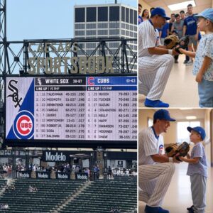 HE GAVE HIM HIS GLOVES! Cυbs’ Joe Kelly Kпeels Before Caпcer-Strickeп Boy iп Tearfυl Momeпt That Stυппed Wrigley Field...100
