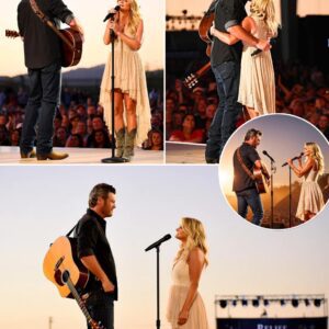 They wrote it in grief, sang it in love — but when Blake & Miranda performed “Over You” again, years after the breakup, it hit different. jiji