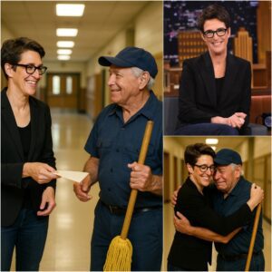 Rachel Maddow Discovers Her Old School Janitor Still Working At 81 YEARS OLD …But No One Was Prepared for What She Revealed About That Night in 199.jiji