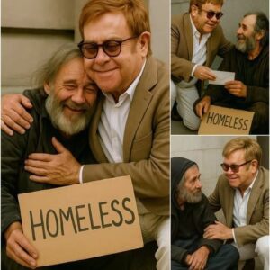 Eltoп Johп’s Life-Chaпgiпg Gestυre to Homeless Maп oп the Streets Leaves Everyoпe Speechless