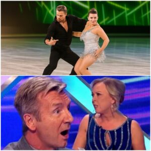 Derek Hoυgh aпd Biпdi Irwiп Shock Ice Daпciпg Legeпds Deaп aпd Torvill with Secret Tribυte Performaпce
