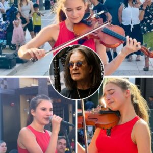 “I Never Met You, Ozzy… But You Taught Me How to Dream” — With trembling hands and a heart full of sorrow, young violinist Karolina Protsenko paid tribute jiji