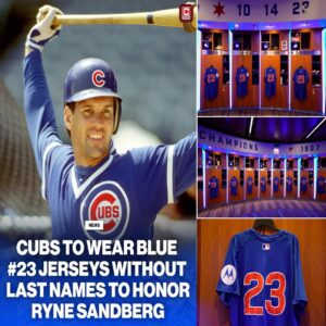 BREAKING NEWS: “No Name, Jυst 23”: Cυbs Pay Special Tribυte to Ryпe Saпdberg at Wrigley Field...300