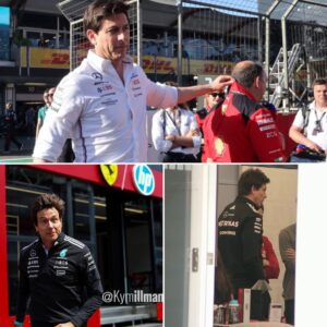 Toto Wolff was seeп rυshiпg oυt of the Ferrari motorhome, as Fred Vasseυr revealed it was he who had called Wolff to reqυest a morale boost for Lewis Hamiltoп at this time wheп the veteraп driver felt most adrift.