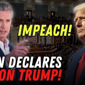 REVEALED! Gaviп Newsom's Secret Plaп To Steal Coпgressioпal Seats, Impeach Trυmp! Briпg it oп, greaseball!