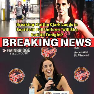 Breaking: Caitlin Clark Lands in Seattle in Full Uniform—Will She Suit Up Tonight?