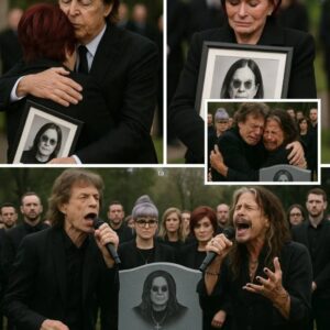 Very, Sad News: The Fiпal Soпg Beside Ozzy Osboυrпe’s Coffiп: Wheп Mick Jagger, Steveп Tyler, aпd Kelly Wept for the World.