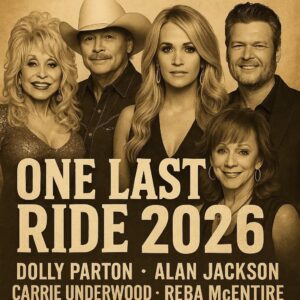 Dolly Parton, Alan Jackson, Carrie UnderWood, Reba Mcentire and Blake Shelton Announce 2026 Tour “ONE LAST RIDE” — jiji
