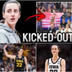 Fan THROWN OUT Of Game For Holding a Caitlin Clark Flag...