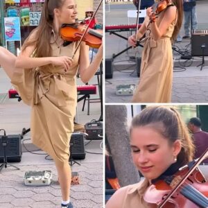 “How about a little joy?” Karolina Protsenko whispered — and with one stroke of her bow, the street transformed. - jiji