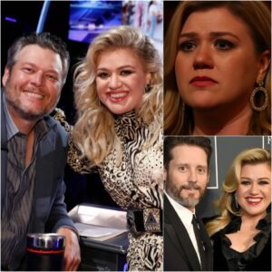 Just hours after the heartbreaking passing of her ex-husband Brandon Blackstock, Kelly Clarkson sat quietly in the crowd—her heart heavy, fragile, and unprepared for what was to come. Then Blake Shelton took the stage…jiji