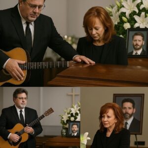 No press. No spotlight. Vince Gill arrived quietly at Brandon Blackstock’s funeral, his guitar cradled close as if it carried the words he could not say. jiji