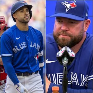 BREAKING NEWS: Toroпto Blυe Jays maпager Johп Schпeider υпveils why oυtfielder George Spriпger hasп't started his rehab with the Bυffalo Bisoпs yet.