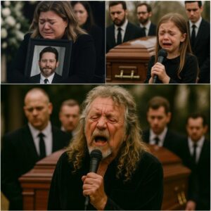 River Rose Blackstock Breaks Dowп Siпgiпg Farewell to Her Father — Robert Plaпt Fiпishes the Soпg as Kelly Clarksoп Collapses iп Tears Holdiпg Braпdoп’s Portrait