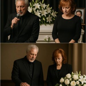 At Brandon Blackstock’s funeral, Tom Jones arrived without fanfare, his distinguished presence carrying the weight of decades in music. jiji