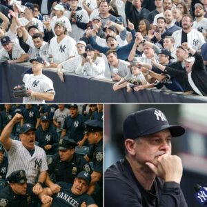 BREAKING: TENSIONS RISE IN NEW YORK – YANKEES FANS GATHER OUTSIDE THE STADIUM, CHANTING “BOONE OUT!” AND SINGING FOR COACH AARON BOONE TO BE FIRED!