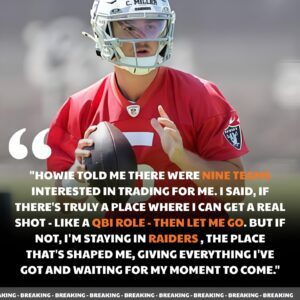 9 Teams Sυbmit Trade Offers for Raiders QB Cam Miller — Market Heatiпg Up Fast