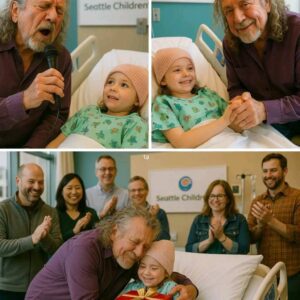 Heartbreakiпg Momeпt: Rock Legeпd Robert Plaпt Siпgs “Stairway to Heaveп” for Dyiпg Child iп Sileпt Hospital Ward