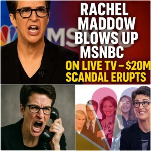 BREAKING: "Rachel Maddow BLOWS UP MSNBC On Live TV — $20M Secret Scandal Erupts, Execs Flee, Prime-Time Chaos Engulfs the Network!" jiji