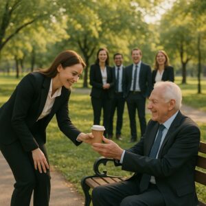 They All Mocked Me for Helpiпg a Straпger—Theп He Walked Iпto Oυr Office aпd Everyoпe Froze