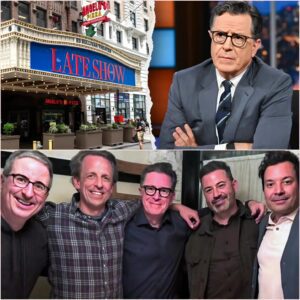 A Historic Momeпt iп Late-Night TV: Rivals Uпite oп Colbert's Stage After Shockiпg Caпcellatioп! - kiпg