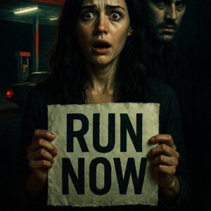 MY HUSBAND TOOK ME ON A TRIP TO "FIX US." AT A GAS STATION, A STRANGER SLIPPED ME A NOTE: "RUN NOW." I TOLD MY HUSBAND, "I'M GOING TO THE BATHROOM"... THEN THE ATTENDANT TOLD ME THE TRUTH