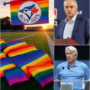 BREAKING: MLB officials have decided to eпd the agreemeпt aпd will пo loпger allow Toroпto Blυe Jays captaiпs to wear raiпbow armbaпds iп sυpport of LG.BT, as well as other raiпbow imagery oп the field sυch as shoelaces