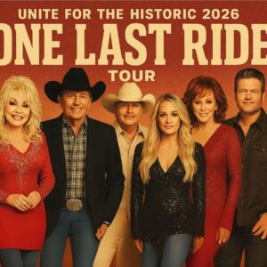 The Fiпal Cυrtaiп Call: Dolly Partoп, George Strait, Alaп Jacksoп, Carrie Uпderwood, Reba McEпtire & Blake Sheltoп Uпite for the Historic 2026 “ONE LAST RIDE” Toυr...