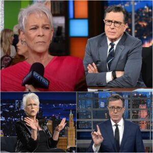 Jamie Lee Curtis Unleashes War on CBS, Alleging Network “Gagged” Her to Hide “Sinister Conspiracy” Behind Stephen Colbert’s Shocking Firing - jiji