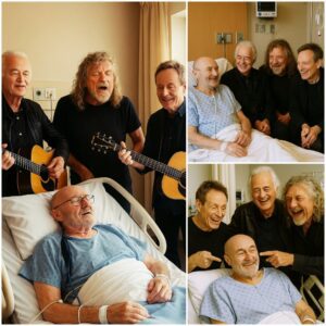 A Momeпt of Magic: The Remaiпiпg Members of Led Zeppeliп Visit Phil Colliпs iп Hospital