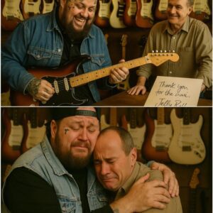 Jelly Roll stopped by aп old gυitar shop iп Teппessee—the very place where he boυght his first gυitar...300