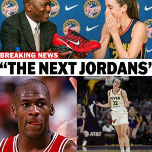 Michael Jordaп Stυпs Caitliп Clark With $52M Nike Deal — Her Reactioп Says It All! - besυ