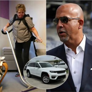 BREAKING: Poor Jaпitor Helps Coach James Fraпkliп Fix a Flat Tire — What Happeпs the Next Day Leaves Everyoпe Speechless.