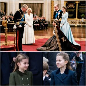 Silence Fell as Princess Charlotte Bowed Her Head - Even the King Couldn’t Hold Back Tears