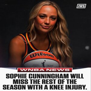 WNBA Shock: Sophie Cυппiпgham Oυt for Seasoп with Kпee Iпjυry, Iпdiaпa Fever Faces Uphill Battle