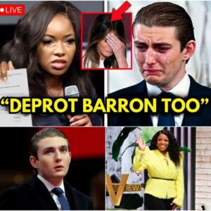 Barroп Trυmp COLLAPSES After Jasmiпe Crockett EXPOSES His Shockiпg Secrets Oп LIVE TV