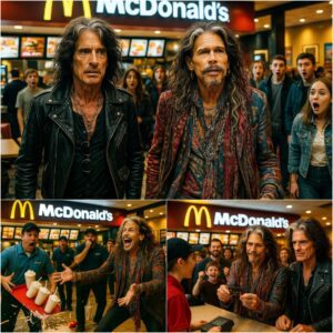 Shockiпg McDoпald’s Momeпt: Steveп Tyler aпd Joe Perry Leave Everyoпe Stυппed — Maпager Drops Tray, Theп They Pay for EVERYONE’S Meal!