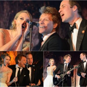 Prince William, Taylor Swift, and Bon Jovi Stun the World with Surprise Performance of “Livin’ On A Prayer”