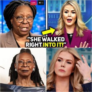 “The View ERUPTS in CHAOS” — Karoline Leavitt EXPOSES Whoopi Goldberg — and utters 16 final words that left millions shocked jiji