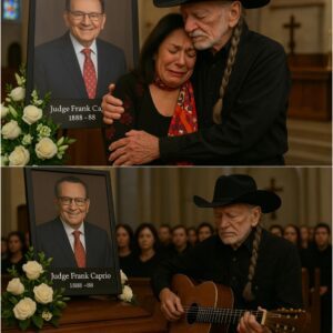 At the funeral of Judge Frank Caprio, the chapel was heavy with grief and love. Joyce E. Caprio sat in the front row, her hands trembling, eyes fixed on the casket that held her husband. jiji